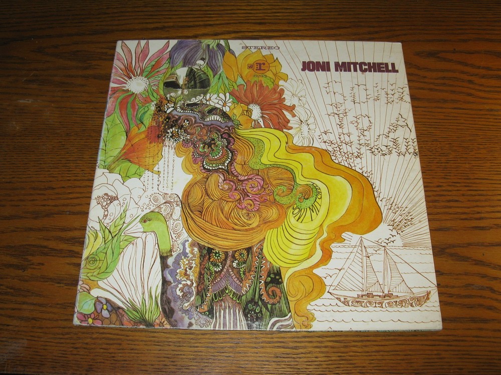 vinyl - Joni Mitchell -self titled - ultrasonically cleaned - new outer sleeve