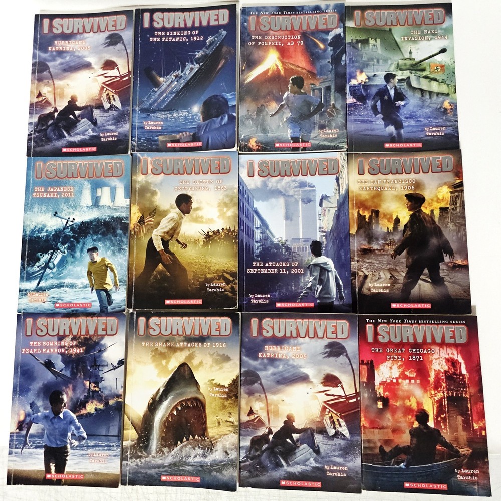 I Survived Books Series Lot of 12 Lauren Tarshis Paperbacks Scholastic Chapter