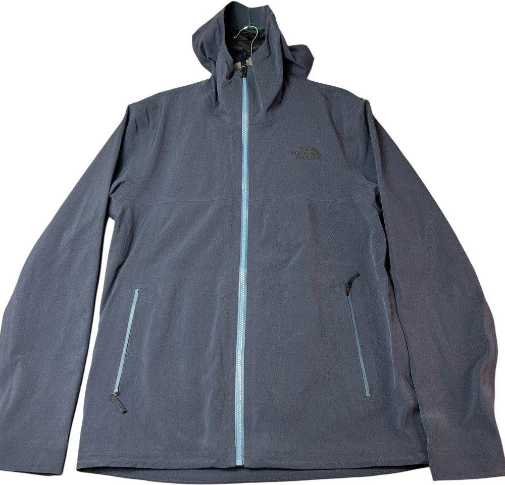 North Face Barr Lake Jacket Mens Medium Blue Outdoor Hiking Coat TNF