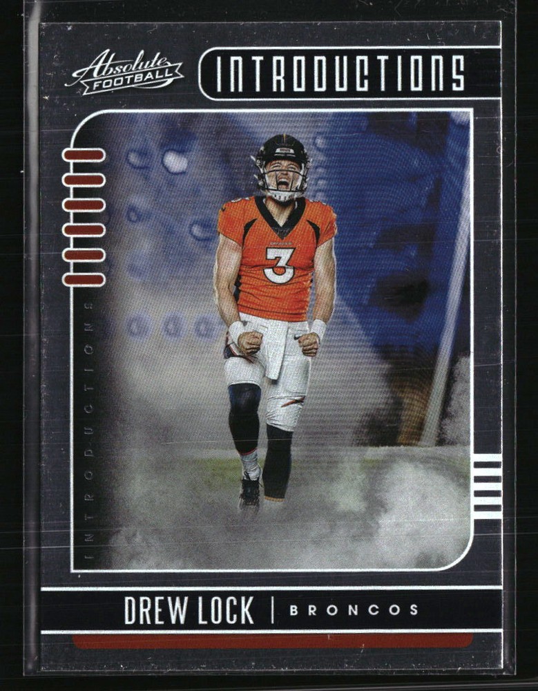 Drew Lock 2019 Panini Absolute #8 NFL Rookie Football Card