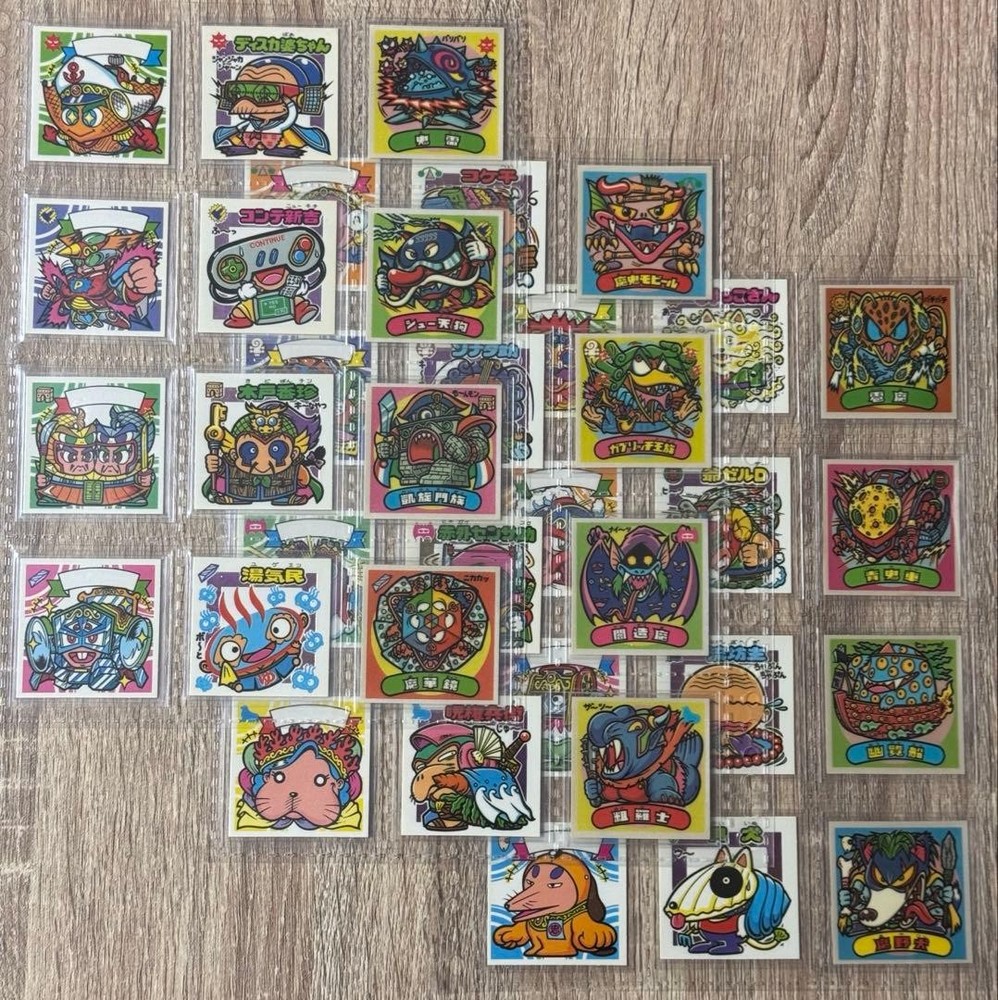 Old Bikkuriman 29th Edition Full Set Sumik Gu sure in Sleeve Used