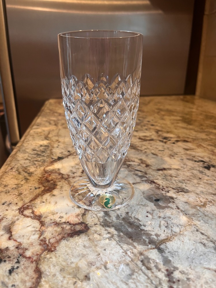 Waterford Crystal Powerscourt Lager Glass Set of 4, Brand New in Box