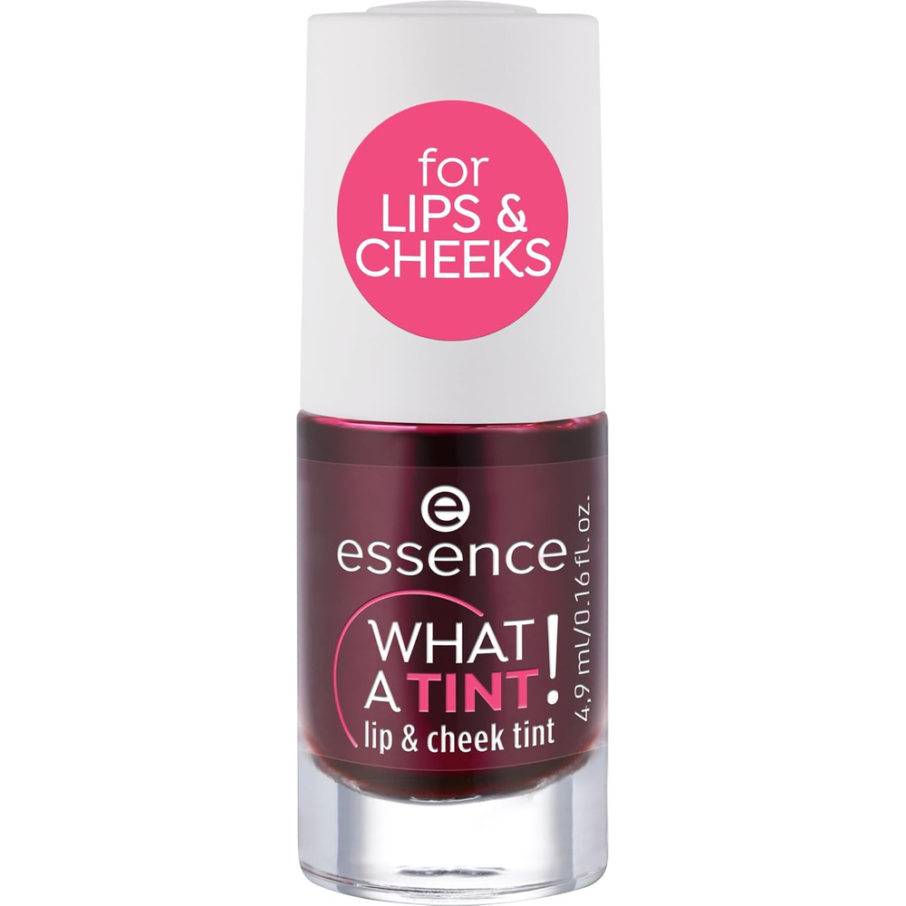 | What a Tint! Lip & Cheek Tint | Long-Lasting Liquid Blush & Lip Stain | Non-St