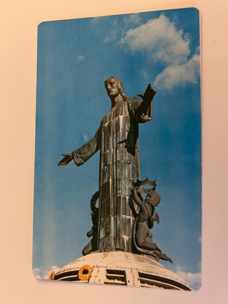 Monumento a Cristo Rey En El Cerro Del Cubilete Guanajuato Mexico Postcard
