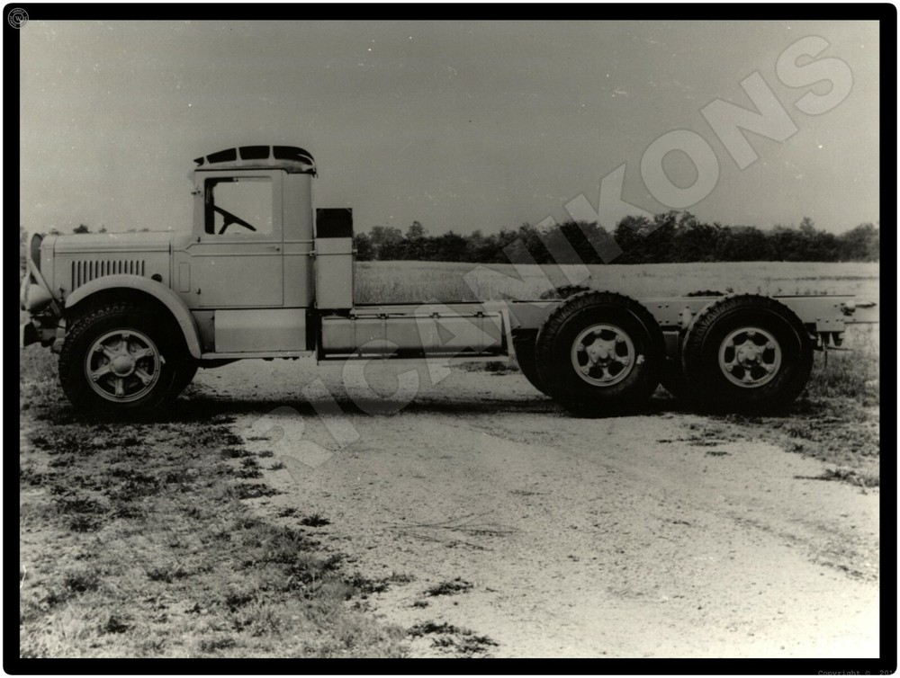 Mack Trucks AC New Metal Sign: 1940 Model NR Flat Bed Truck