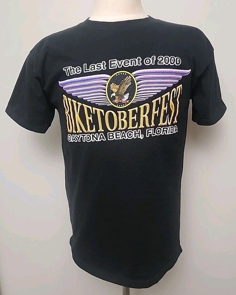 Motorcycke Bike Week Shirt Daytona Beach Mens L Vintage Fruit Of The Loom