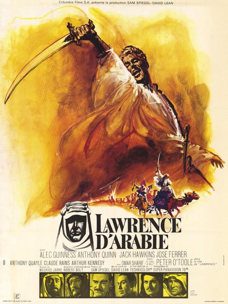 Wall Art Print Lawrence of Arabia, French Movie Poster, 1963, 24