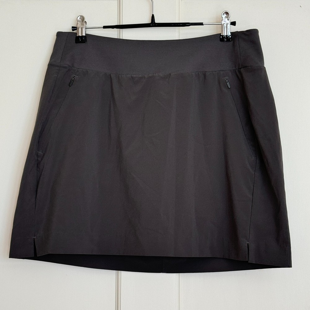 Athleta Women's Black Athletic Golf Skort Stretch Pull-On Size 4 Tall
