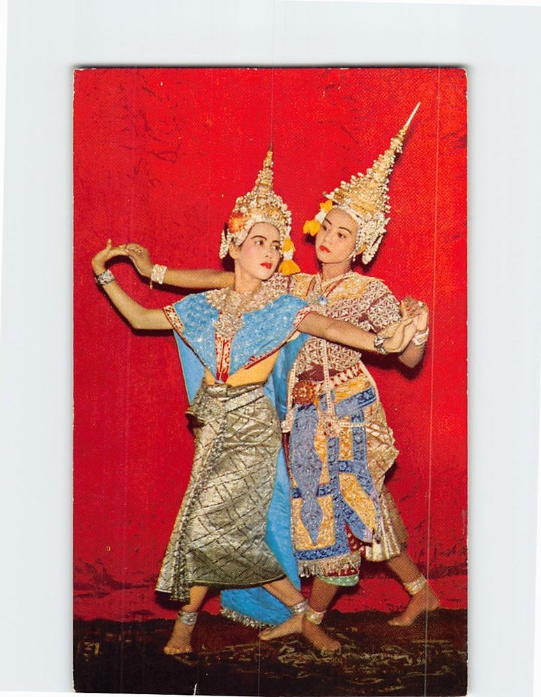 Postcard Thai Classical Dance Bangkok Thailand