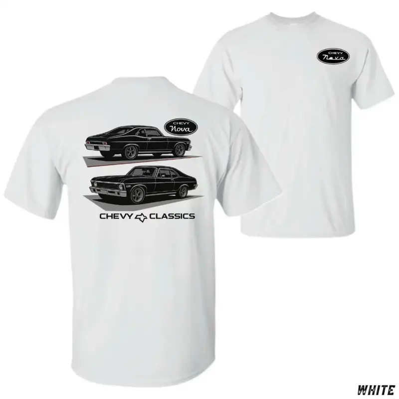 Chevy Nova Classic T-Shirt, Vintage Muscle Car Graphic Tee, Retro Chevrolet Shir