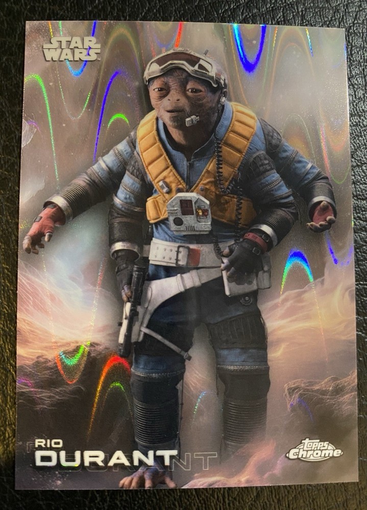 ⭐️ 2025 Topps Chrome Star Wars Rio Durant 156 Raywave Refractor