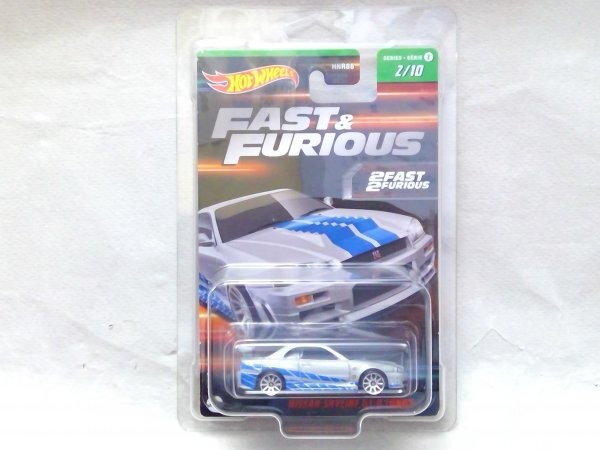 Hot Wheels Nissan Skyline GT-R BNR34 2FAST 2FURIOUS