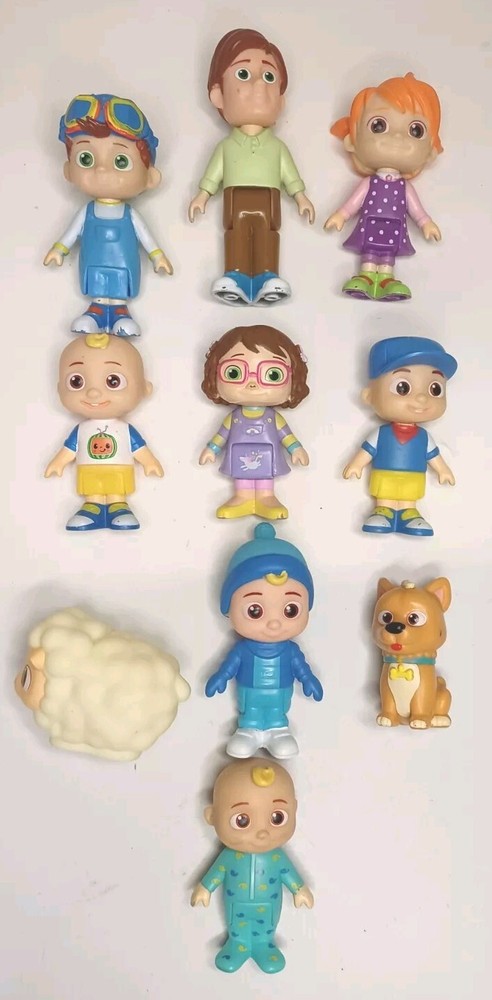 Jazzwares COCOMELON & Family Figures Lot of 10