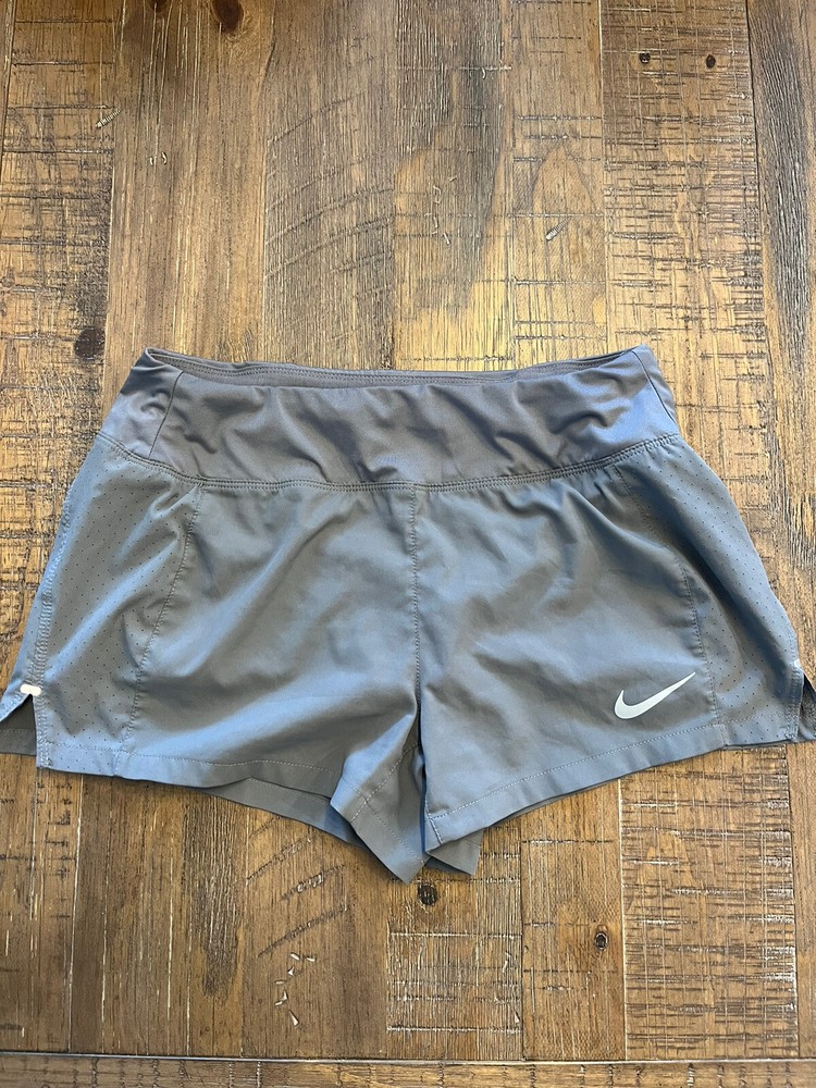 Nike Flex Womens Dri-Fit Running Shorts Gray Size Small Active Outdoors Fitness