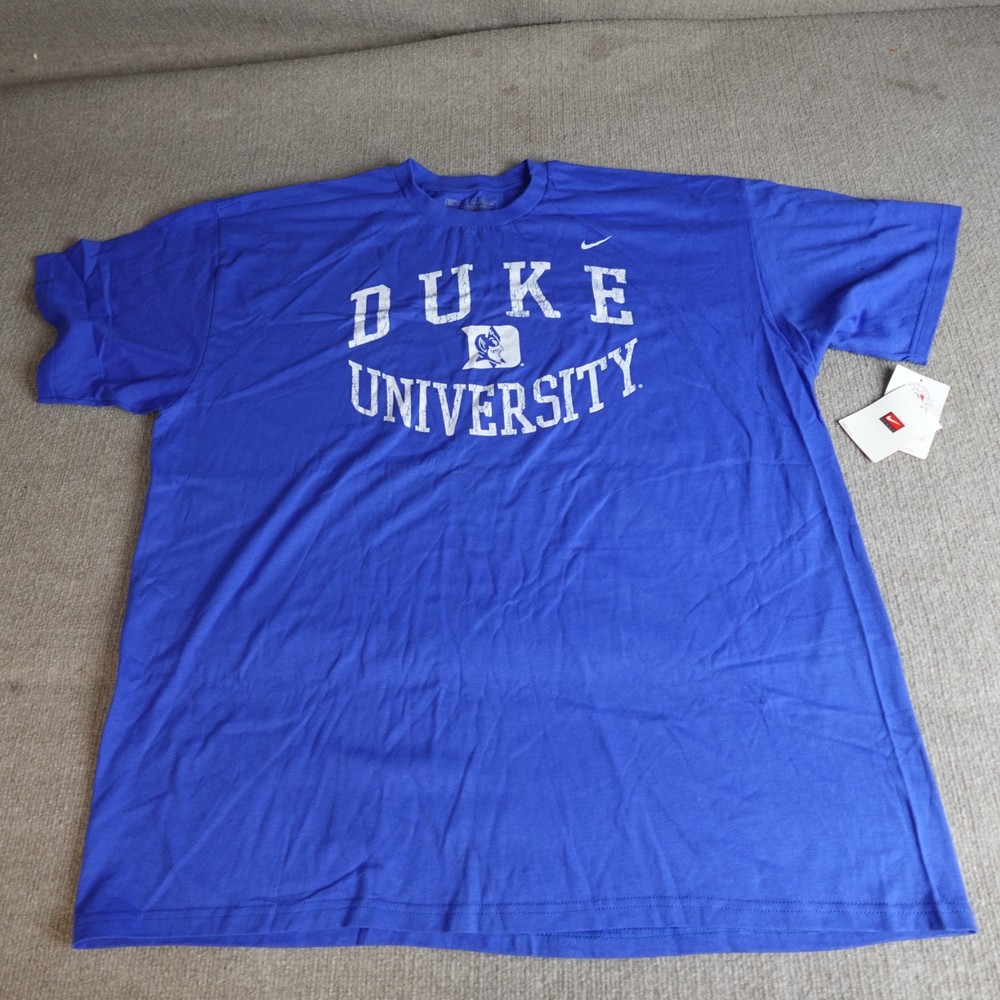 Vintage Nike Shirt  2XL Blue Duke Blue Devils Official NEW 2006