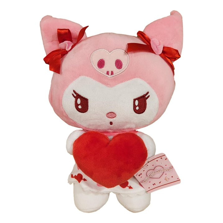 Plush - Hello Kitty and Friends Kuromi Heart Red Love 