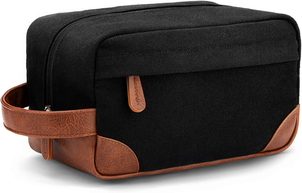 Hanging Water-Resistant Canvas Toiletry Bag for Men - Vorspack Dopp Kit