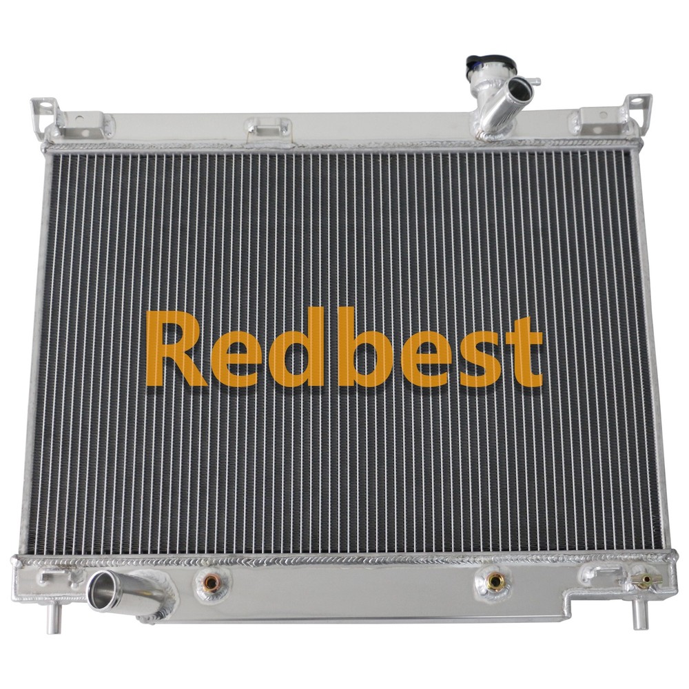 Full Aluminum 3Core Radiator 2458 For 2002-2009 Chevy Trailblazer GMC Envoy 4.2L