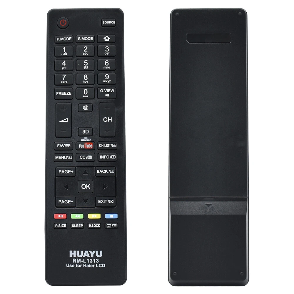 New HUAYU RM-L1313 Universal Remote for Haier TVs HTR-A18EN A10 A18E