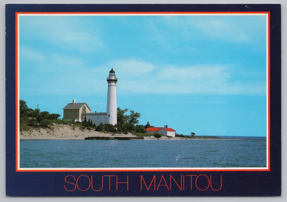 South Manitou Island Lighthouse~Lake Michigan~Sleeping Bear Dunes~Continental PC