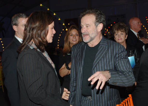 Marcia Gay Harden and Robin Williams 2005 Old Photo