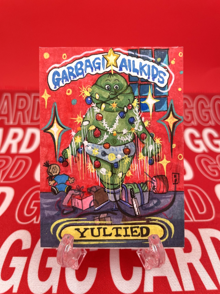 【Christmas Limited】GGC Studio garbage pail kids Artist Auto Sketch Card 1/1