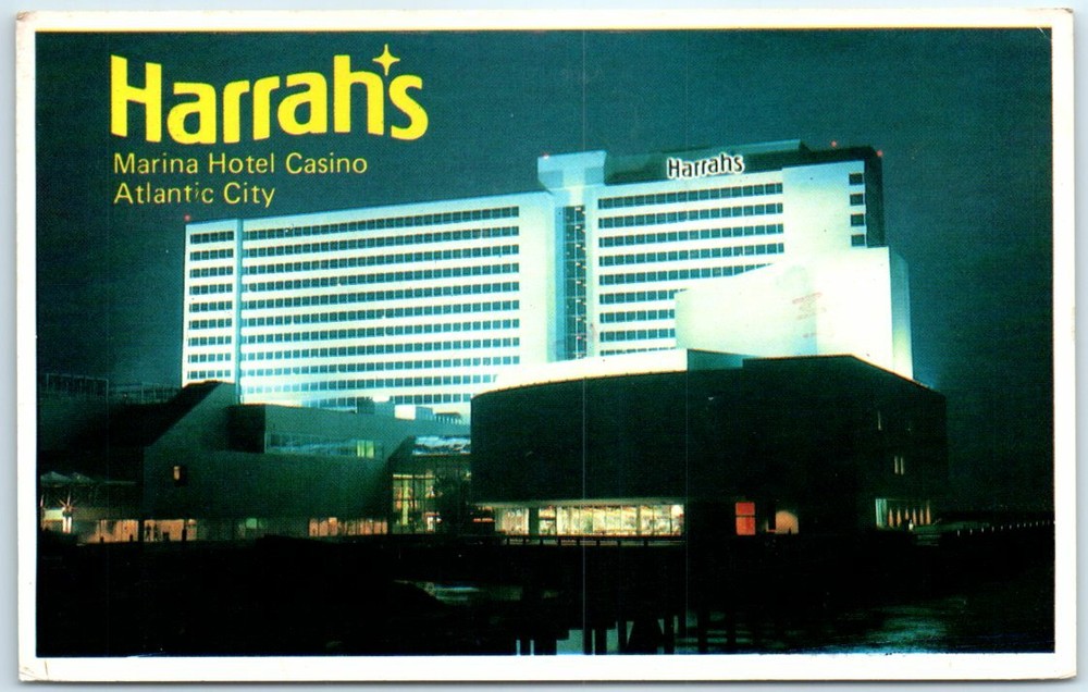 Postcard - Harrah's Marina Hotel Casino - Atlantic City, New Jersey