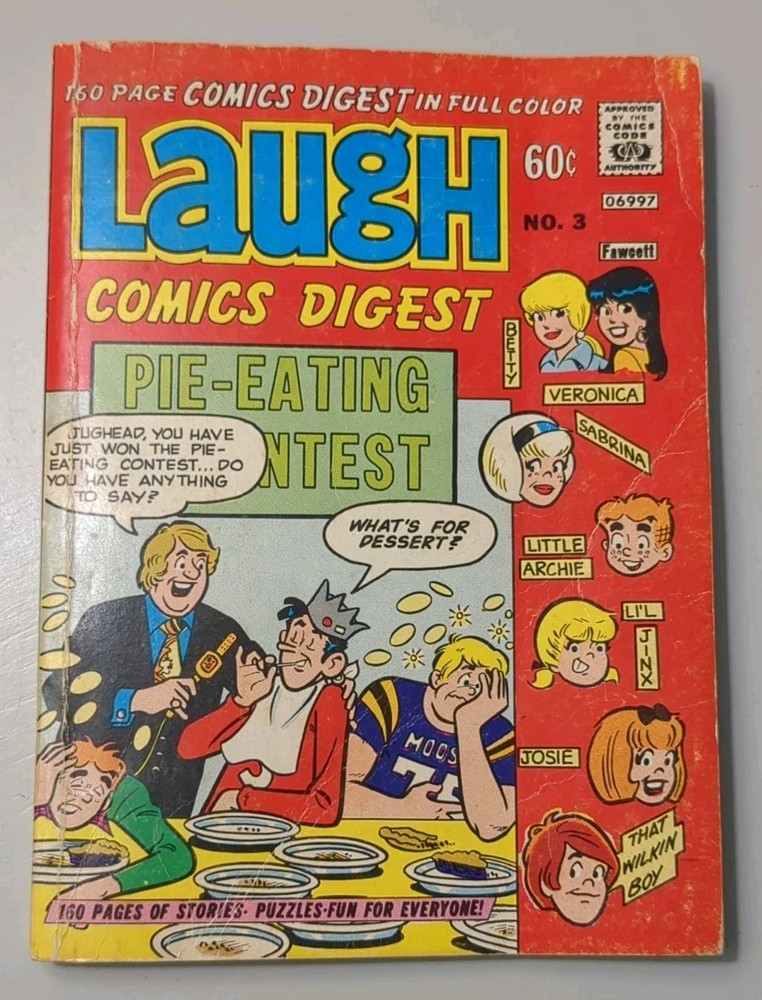 Laugh Comics Digest No. 3 60¢ Archie & Friends Betty Veronica Jughead Josie