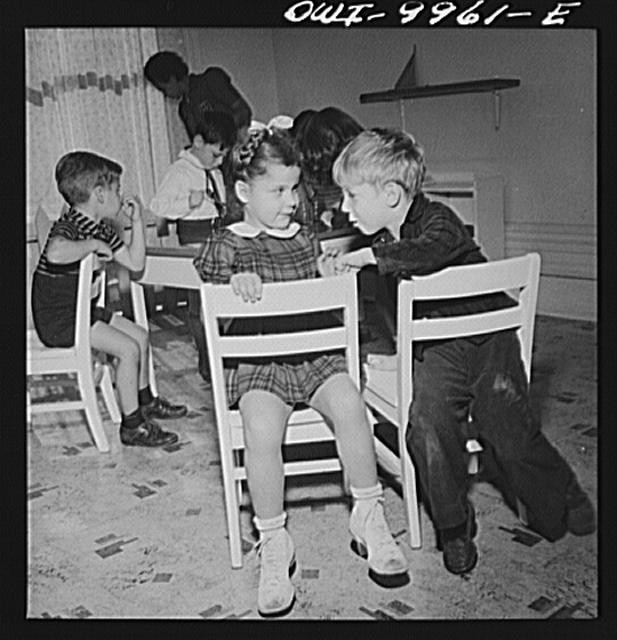 Photo:New York NY 1900s Children's Colony Refugee Children School Class