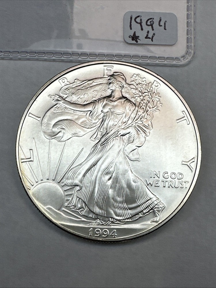 1994 US American Silver Eagle! KEY DATE 1 oz 0.999 fine Silver Uncirculated
