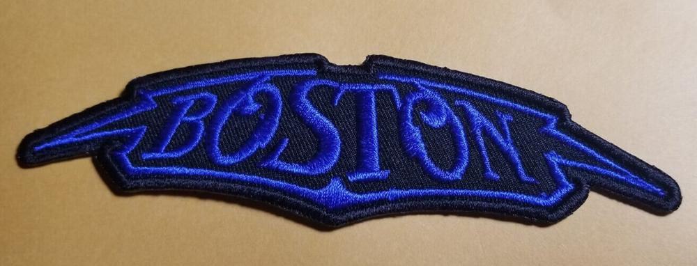 BOSTON 1975 Rock Band Embroidered Patch approx 1.25x5
