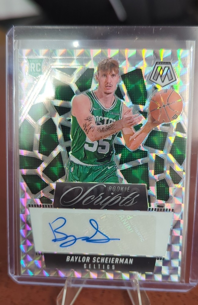 2024-25 Panini Mosaic - Rookie Scripts Baylor Scheierman #RS-BAY (AU, RC)