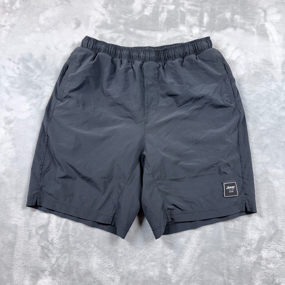 Zoot Gym Lined Shorts Mens Size Medium Running Triathlon Zip Pocket Performance