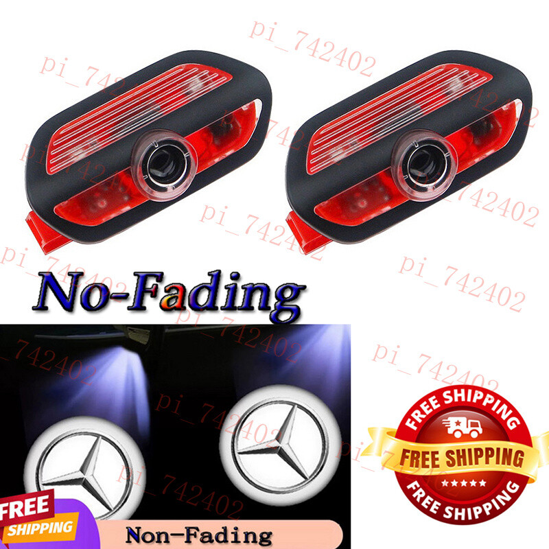 New For S-CLass W222 Sedan 4-Door Car Door LED Light Projector Lamp 2014-2020