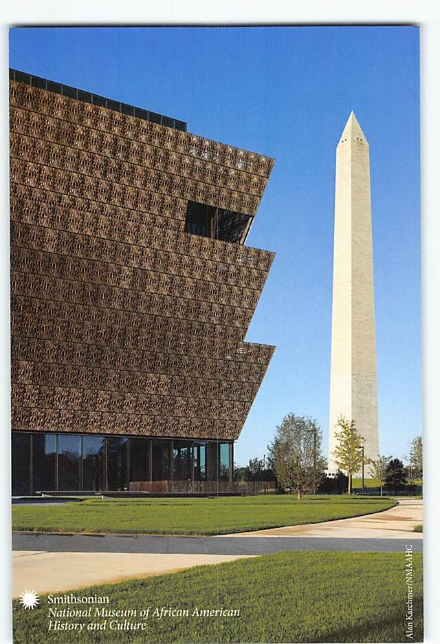 Postcard National Museum of African American History and Culture DC USA