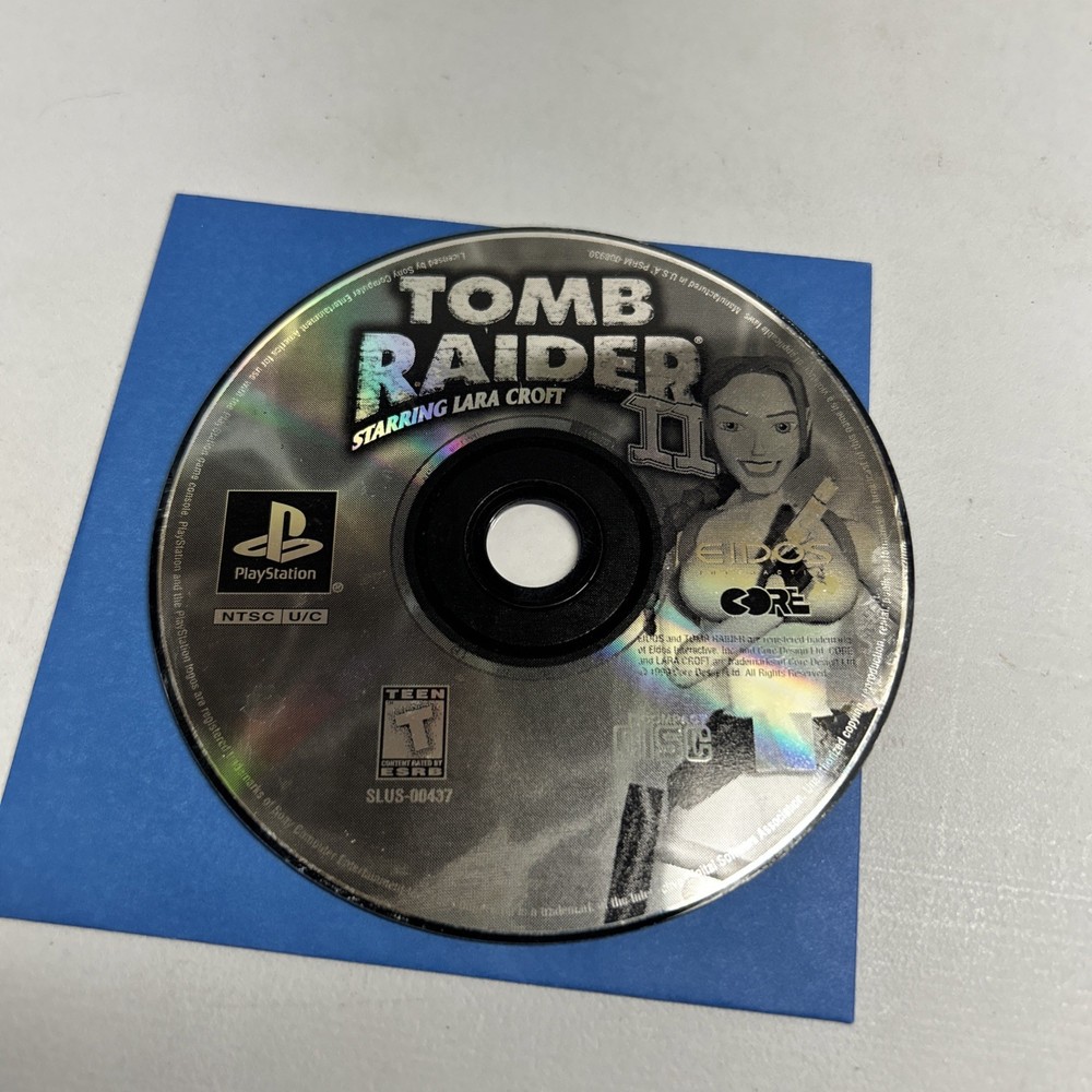 Tomb Raider 2 - Sony PlayStation 1.  Disc Only