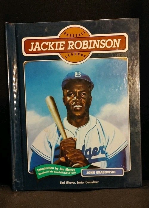 1992 Baseball Legends Jackie Robinson Hardback Book