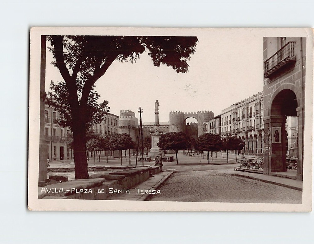 Postcard Plaza De Santa Teresa Avila Spain