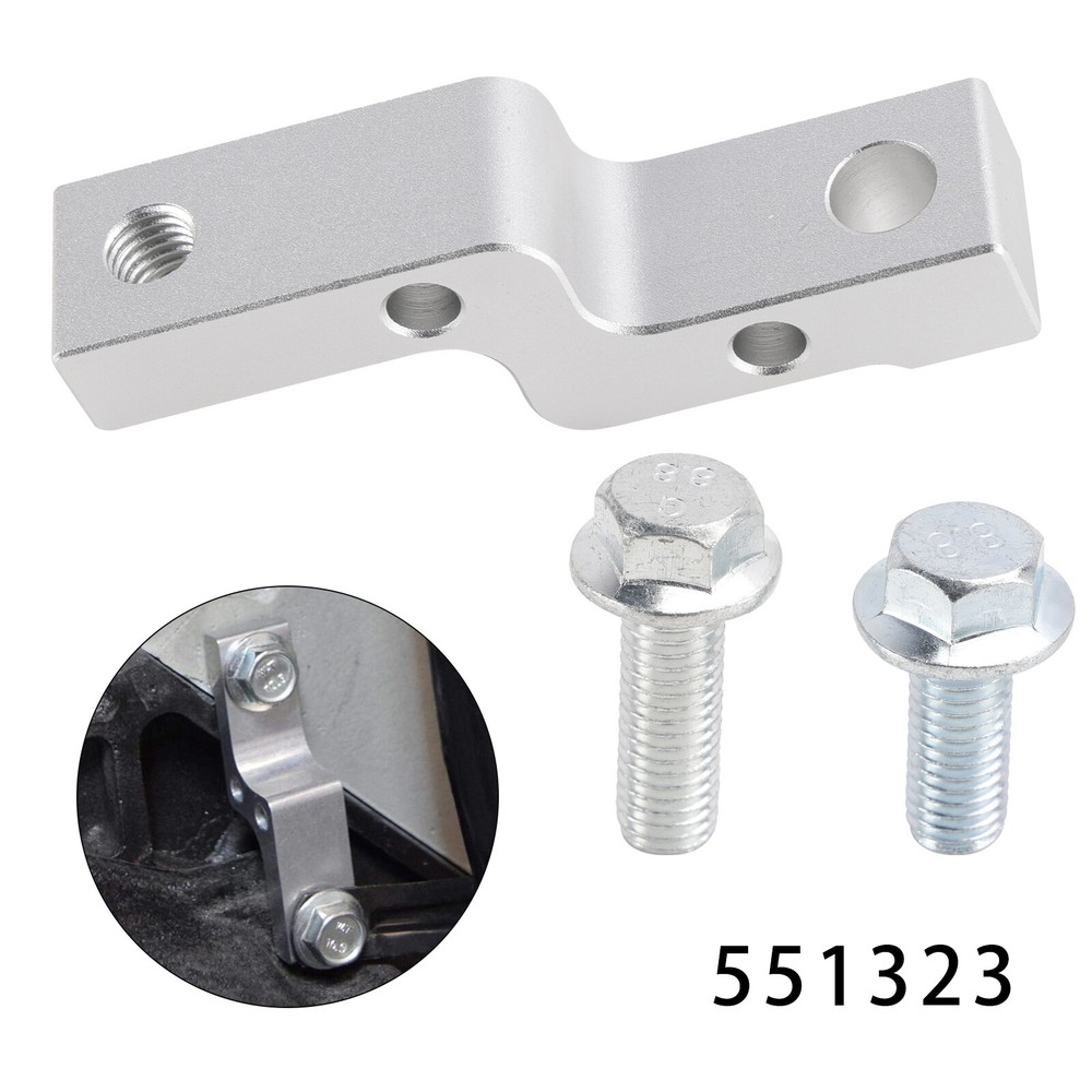 Transmission Dipstick Adapter Bracket 551323 Compatible with TH400 TH350 4L60E 700R4 2004R