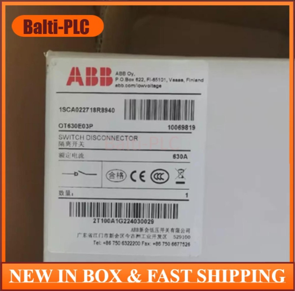 NEW ABBOT630E03P Disconnect Switch Quality assurance US Free TAX