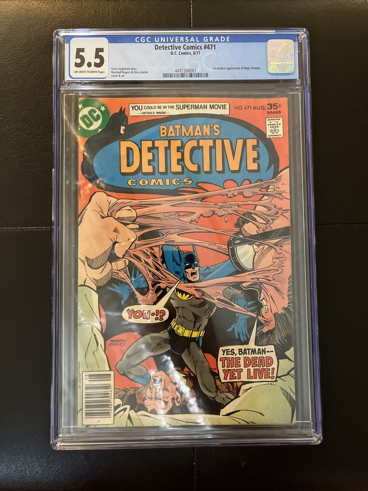 Detective Comics #471 (DC 1977) 1st Modern App Hugo Strange (Batman) CGC 5.5