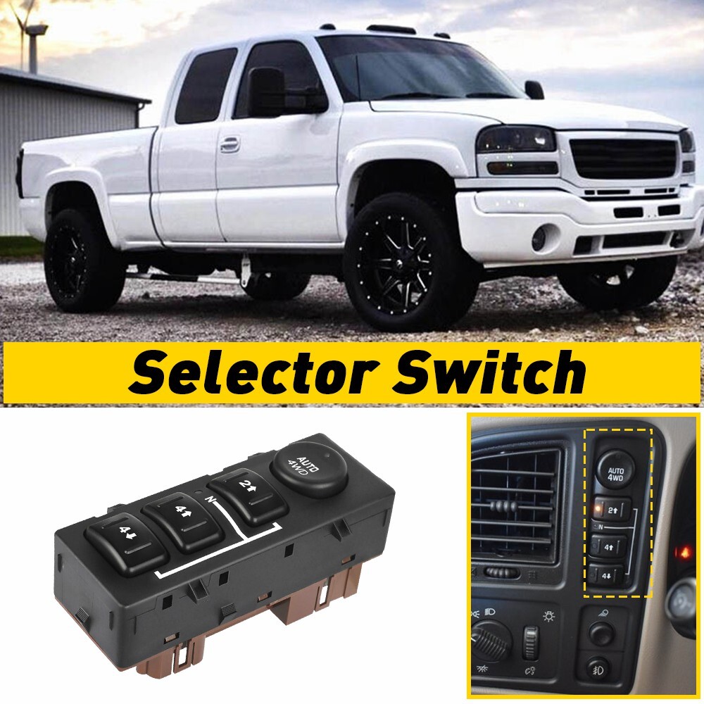 2003-2007 Chevy Silverado Sierra 1500 4WD 4x4 Selector Switch Replacement