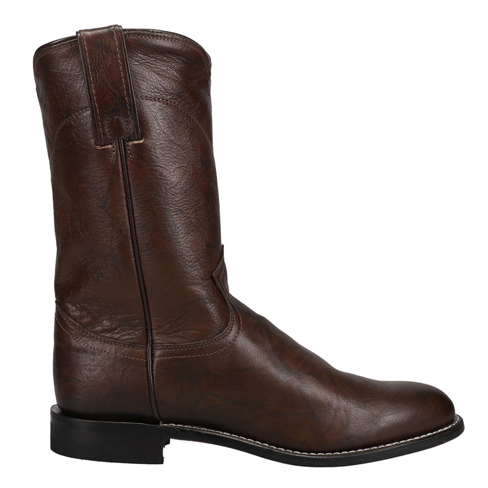 Justin Boots Jackson 10 Inch Brown Roper Dress Boots 3162-JB