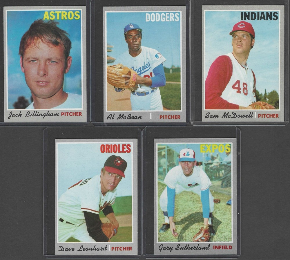 1970 Topps Hi # Lot (5) All NM/NMMT (632 641 650 674 701)