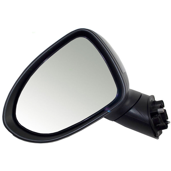 For 12-14 Rio Hatchback/Sedan Door Mirror Power Heated Manual-Folding Left Q