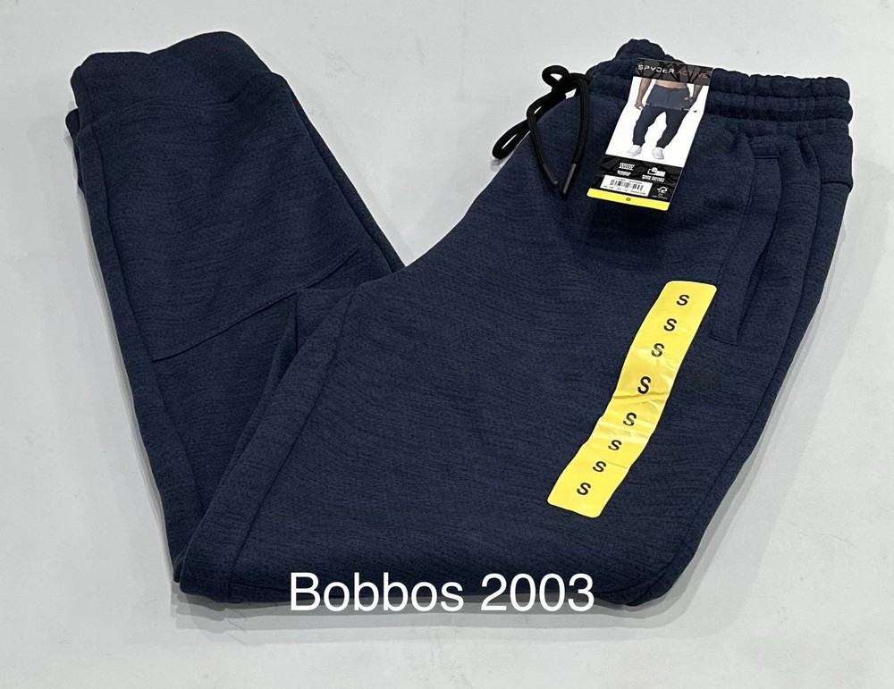 Spyder Men's Active Fleece Bonded Jogger, Blue, Size S