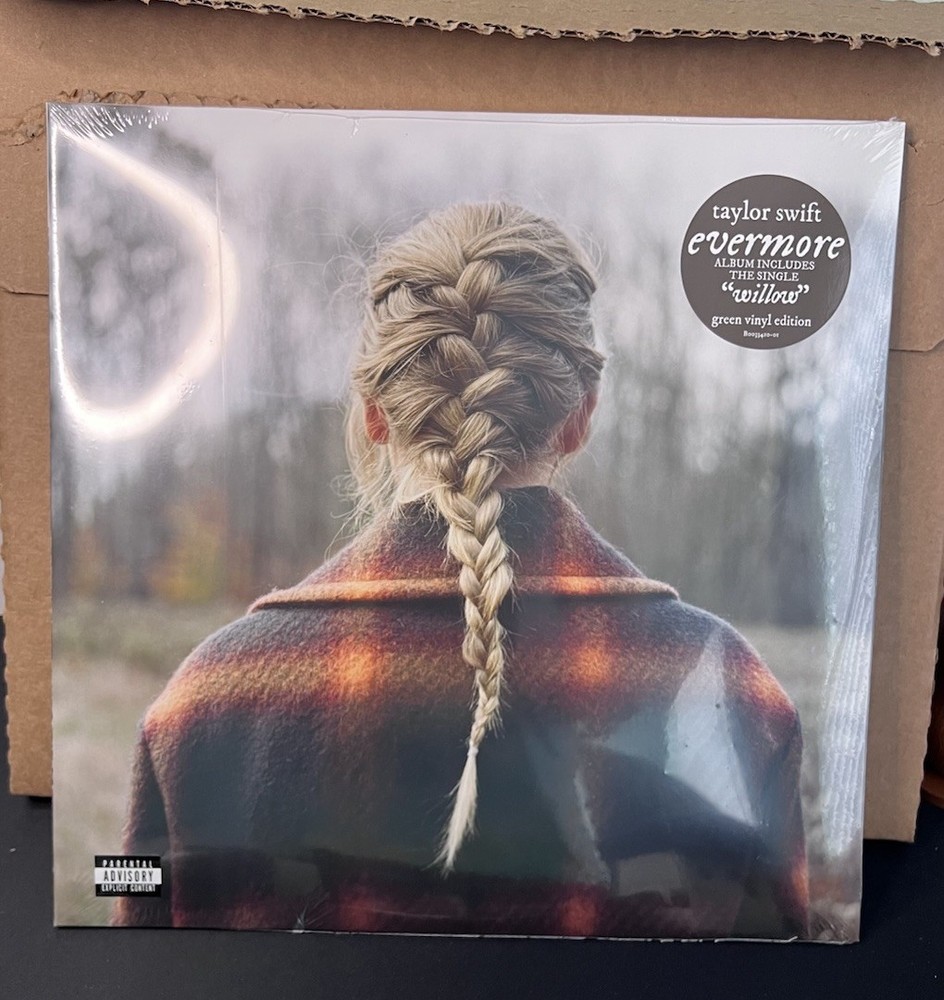 TRANSLUCENT GREEN Taylor Swift Evermore Vinyl 2LP NEW SEALED RARE OOP