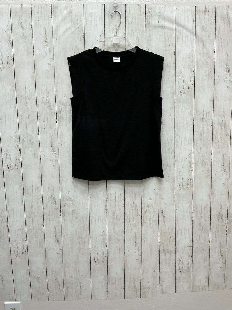 Wiholl Black Sleeveless Tank Top Small 0430-11