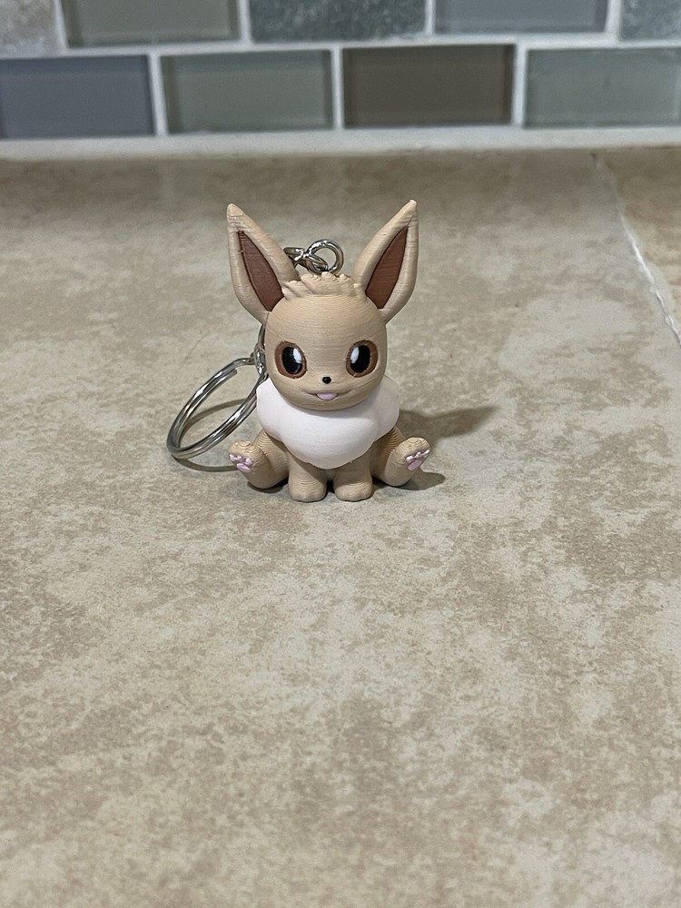 3D Printed Eevee Keychain
