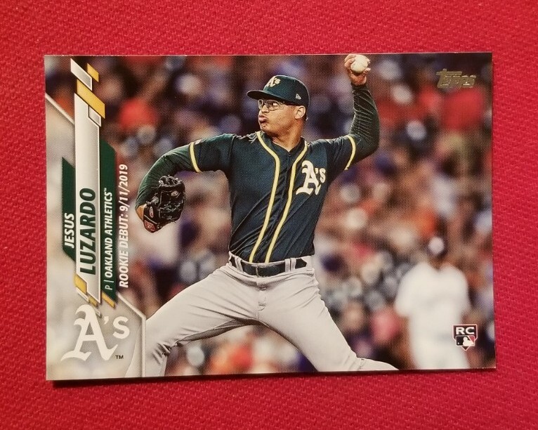 2020 Topps Update Jesus Luzardo ROOKIE RC #U-94 Oakland Athletics FREE SHIP